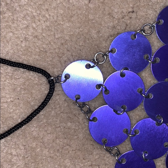 Custom beautiful purple chain top - Picture 5 of 6